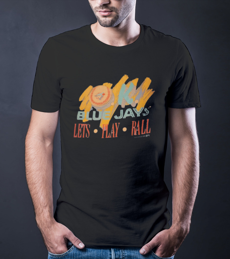 Toronto Blue Jays OK Lets Play Ball Vintage Retro Style T-Shirt