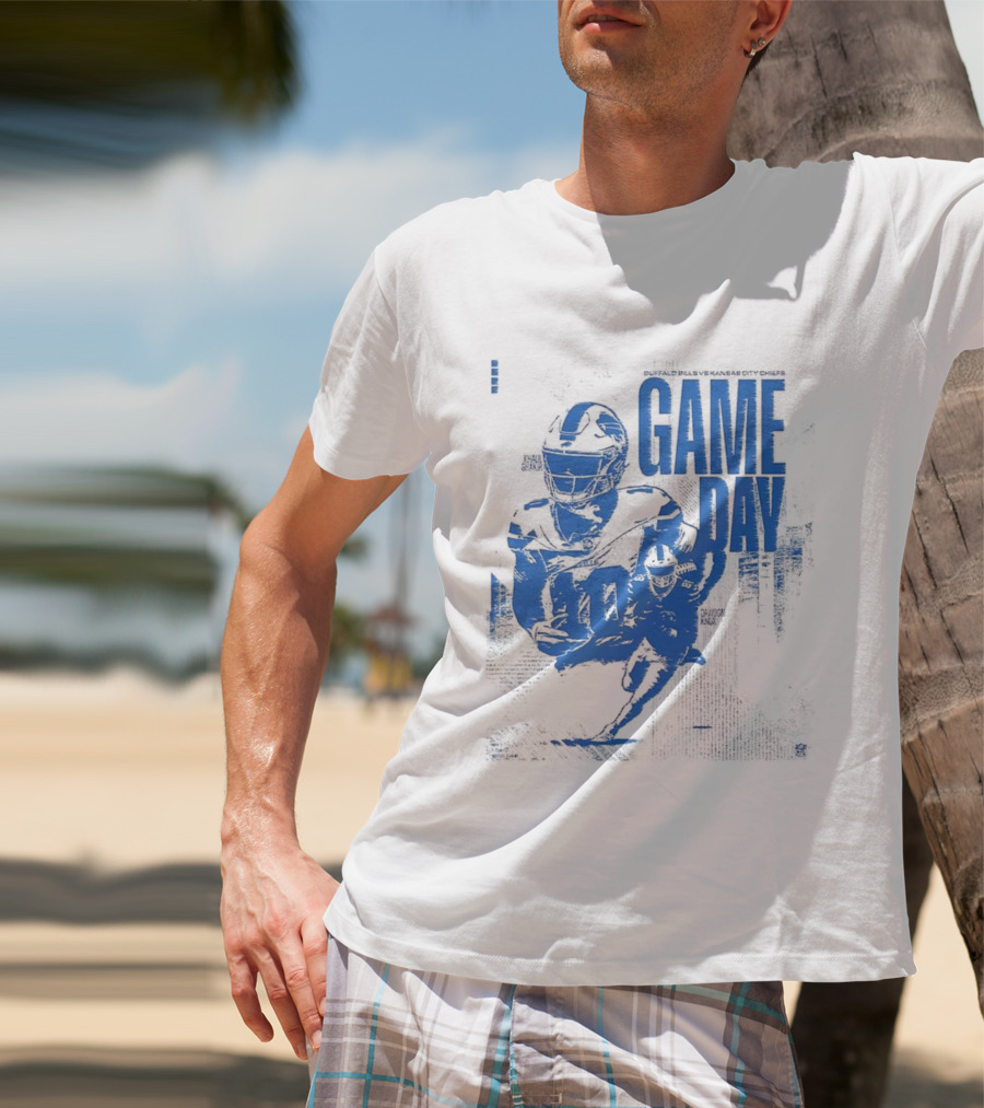Buffalo Bills Vs Kansas City Chiefs 2025 NFL Game Day Matchup Highlights T-Shirt