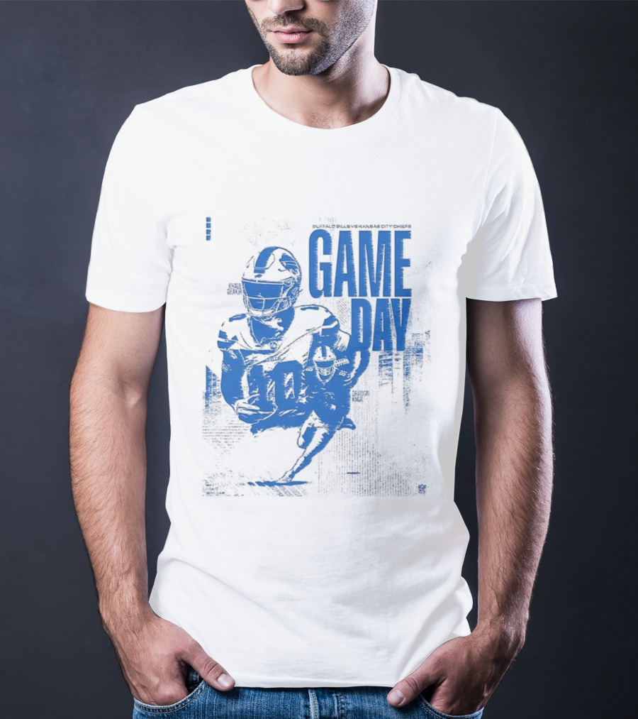 Buffalo Bills Vs Kansas City Chiefs 2025 NFL Game Day Matchup Highlights T-Shirt