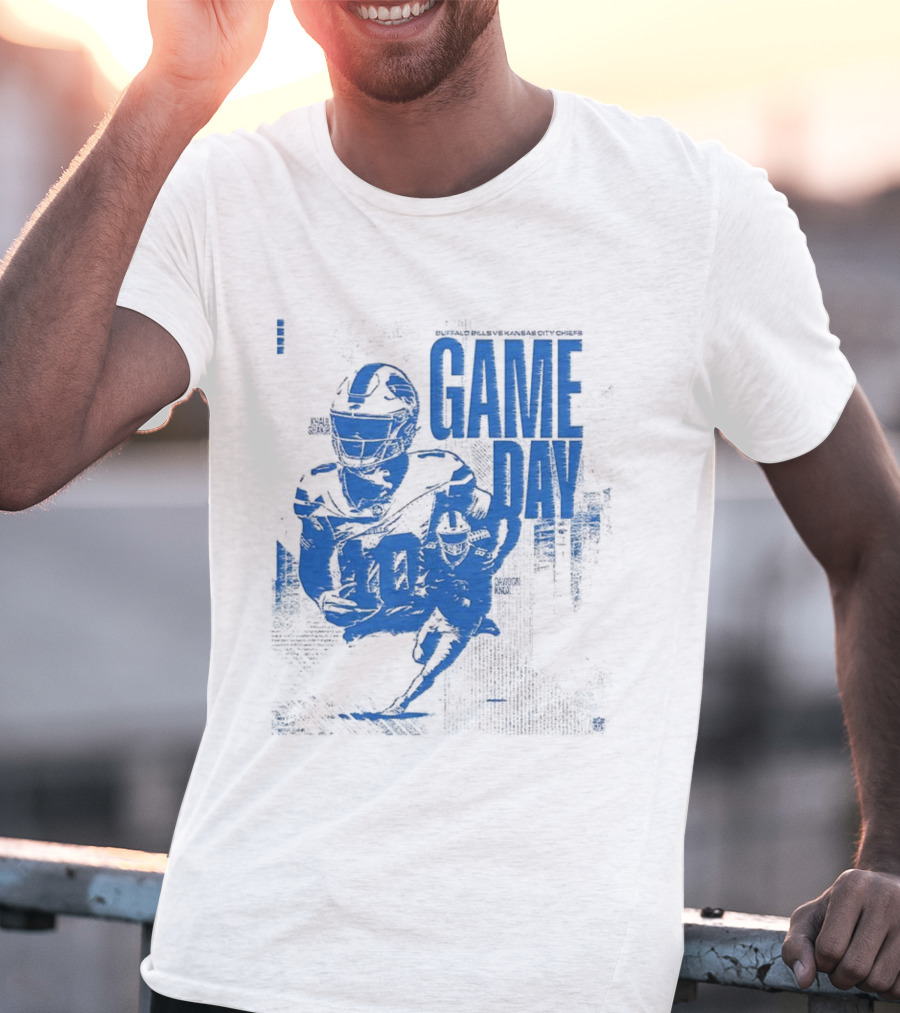 Buffalo Bills Vs Kansas City Chiefs 2025 NFL Game Day Matchup Highlights T-Shirt