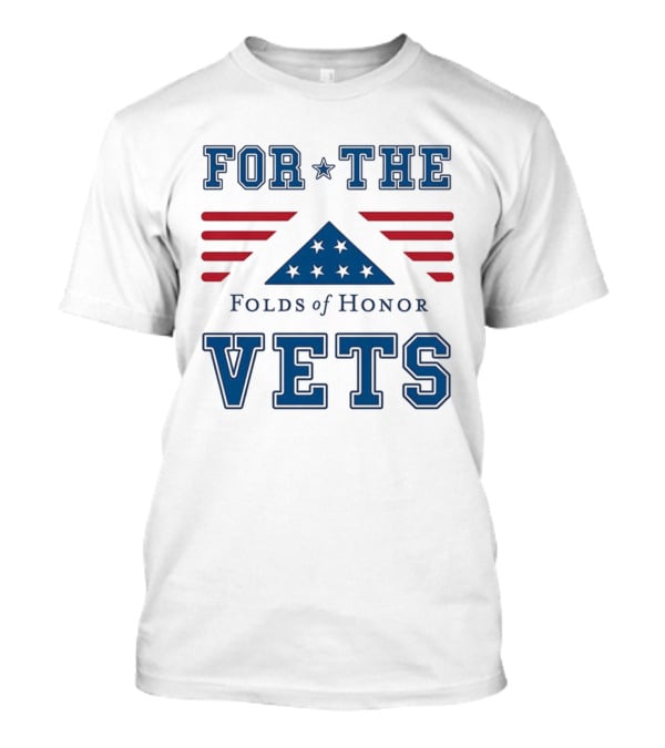 For The Vets Folds Of Honor Stars And Stripes Tribute T-Shirt