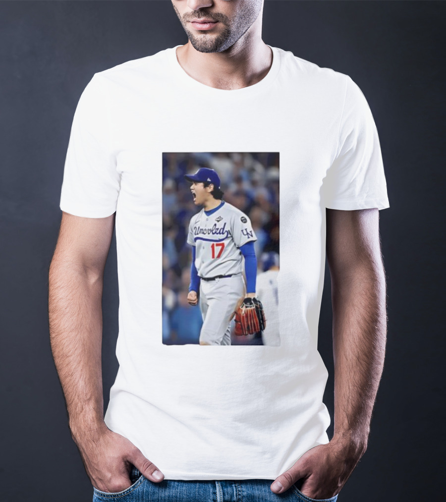 Shohei Ohtani Uncoded LA Player Number 17 T-Shirt
