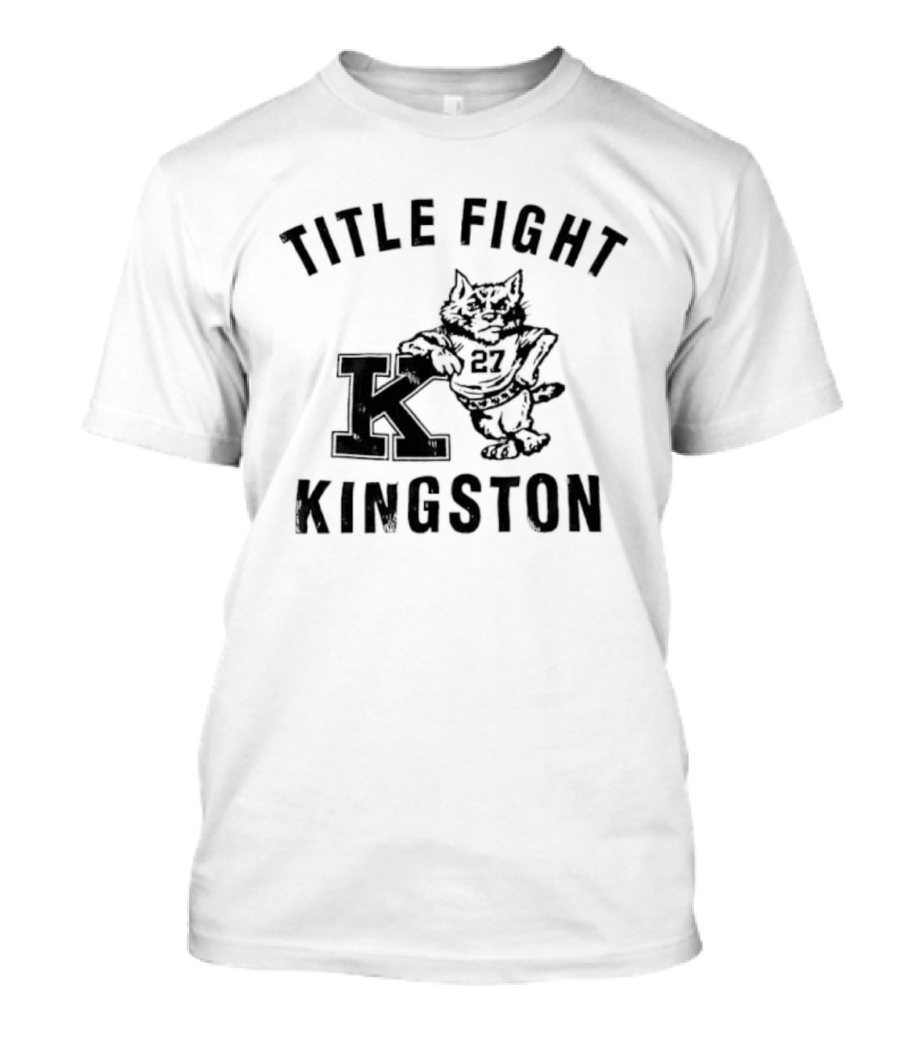 Title Fight Kingston Cat Mascot Retro Style T-Shirt