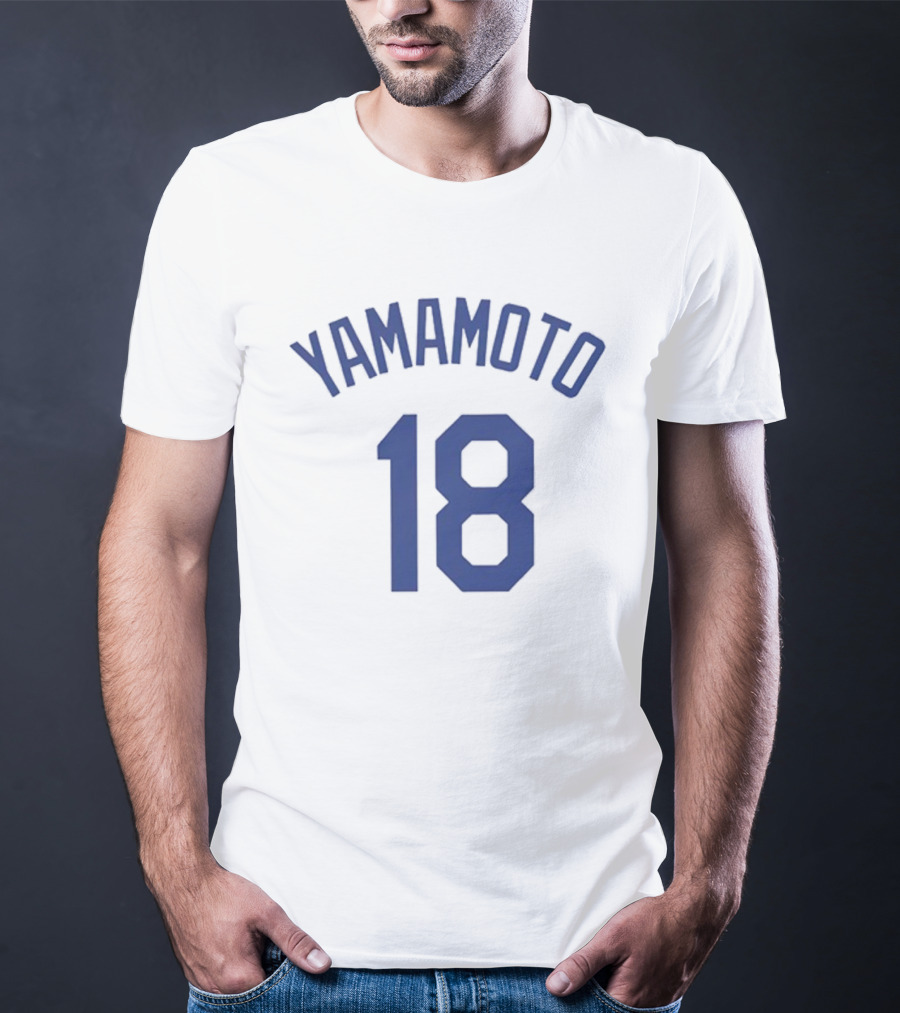 Yoshinobu Yamamoto 18 Los Angeles Dodgers MVP Cartoon T-Shirt