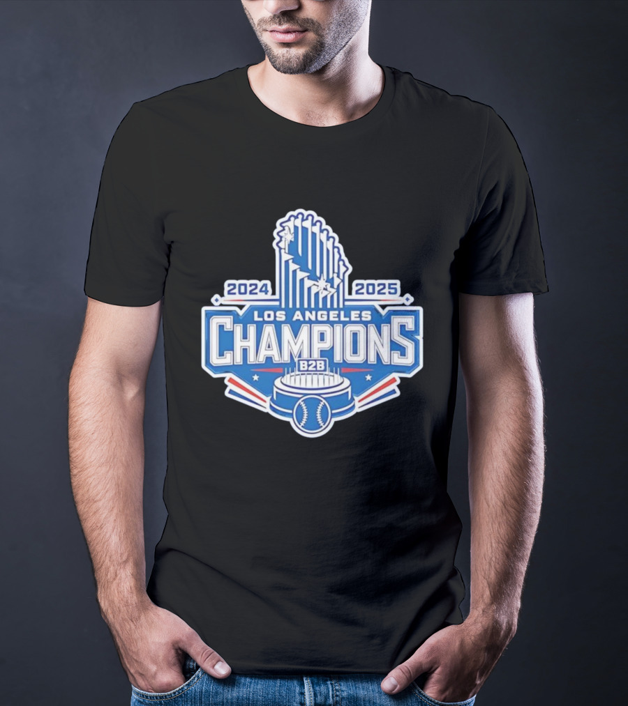 2024 2025 Los Angeles B2B Champions Baseball Cup T-Shirt