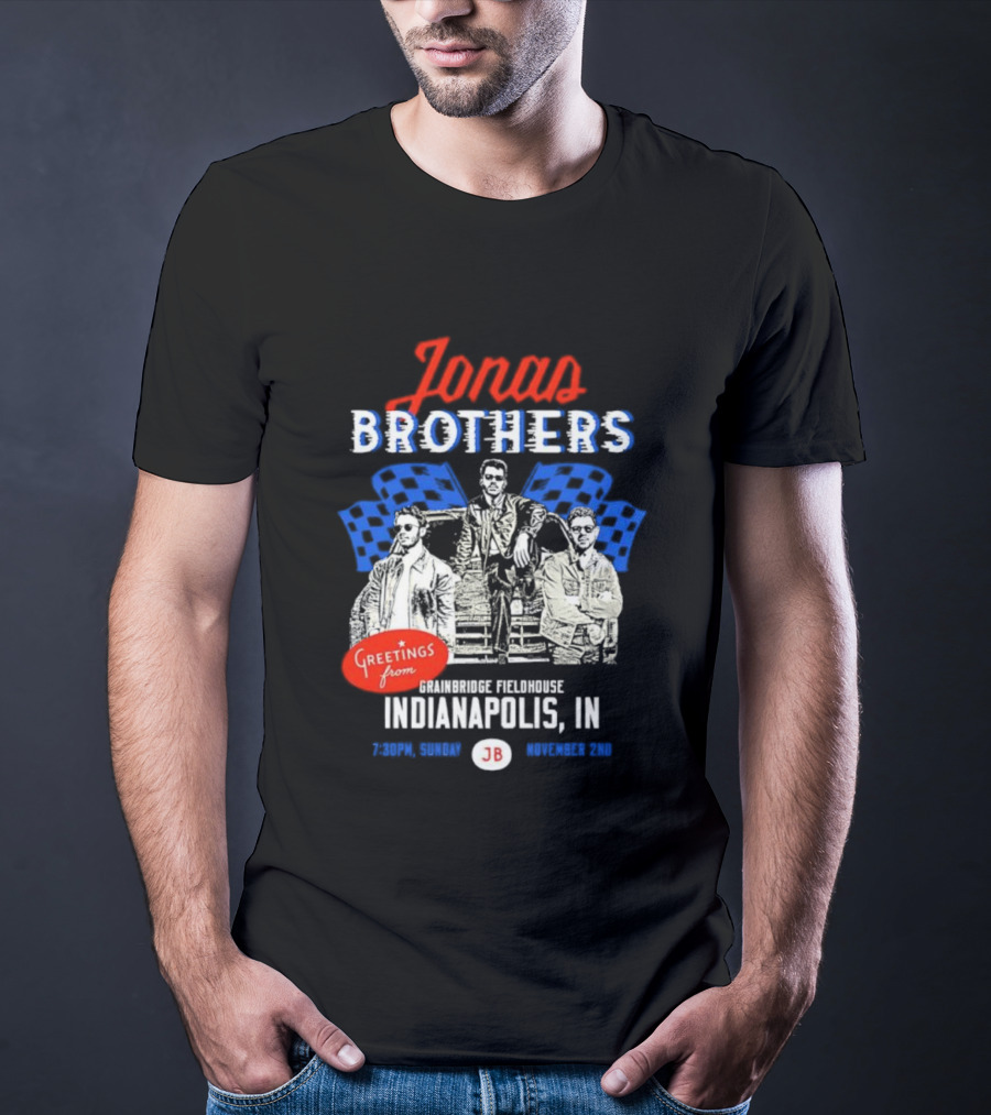 Greetings From Jonas Brothers Indianapolis IN Sunday JB Your Hometown T-Shirt