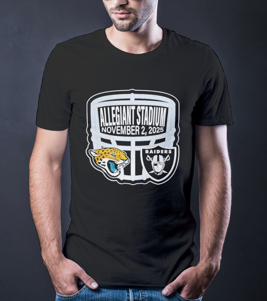 Las Vegas Raiders Vs Jacksonville Jaguars Allegiant Stadium November 2 2025 T-Shirt