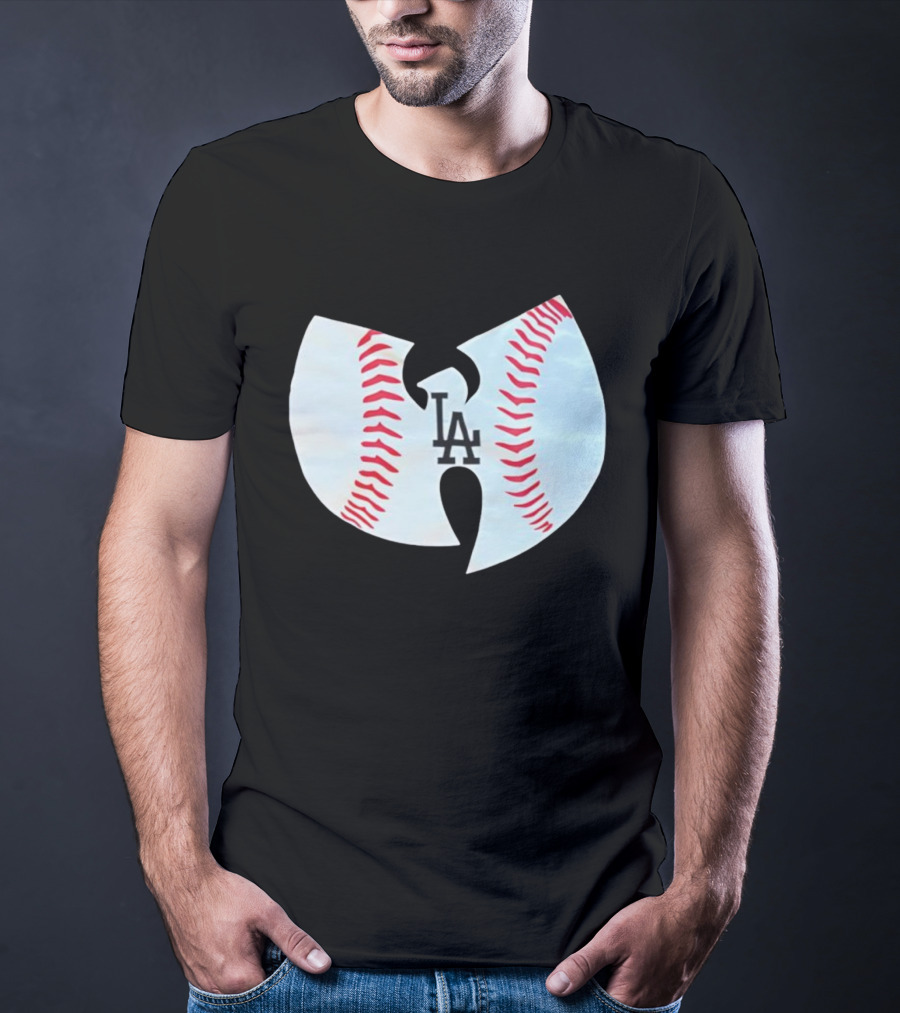 Los Angeles Dodgers Wu Tang Clan Baseball Collaboration T-Shirt