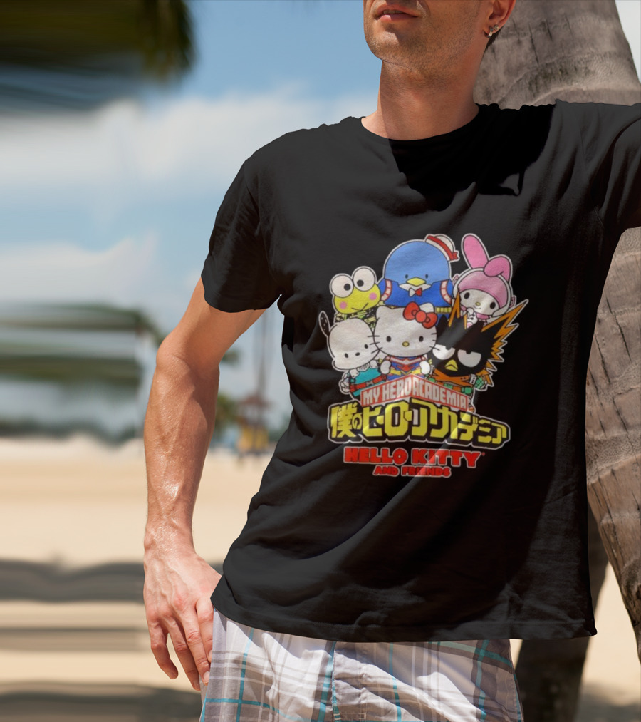 My Hero Academia Boku No Hiro Akademia Hello Kitty And Friends T-Shirt