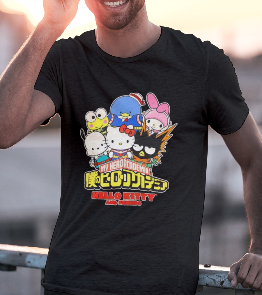 My Hero Academia Boku No Hiro Akademia Hello Kitty And Friends T-Shirt