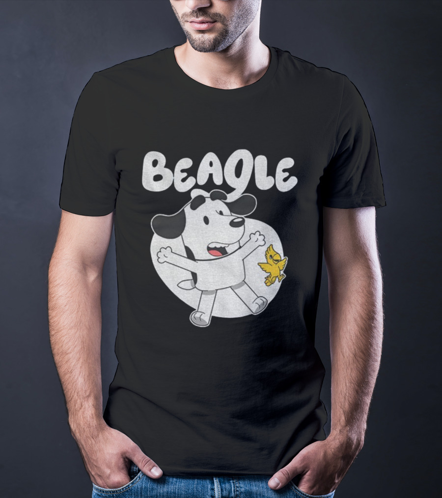 Snoopy Woodstock Bluey Beagle Dog Children Animation T-Shirt