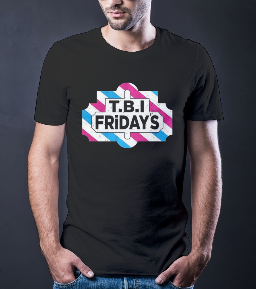 T.B.I Friday's Transgender Pride Flag T-Shirt
