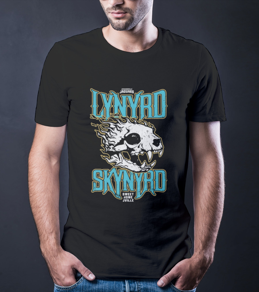 Jacksonville Jaguars Lynyrd Skynyrd Sweet Home Jville Football Collaboration T-Shirt