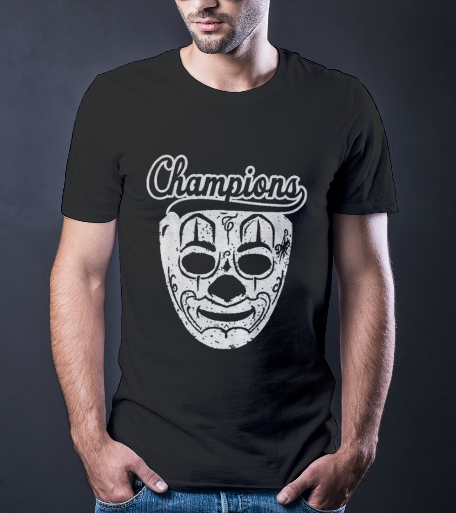 Los Angeles Dodgers Champions Game Day MLB World Series 2025 Mask T-Shirt