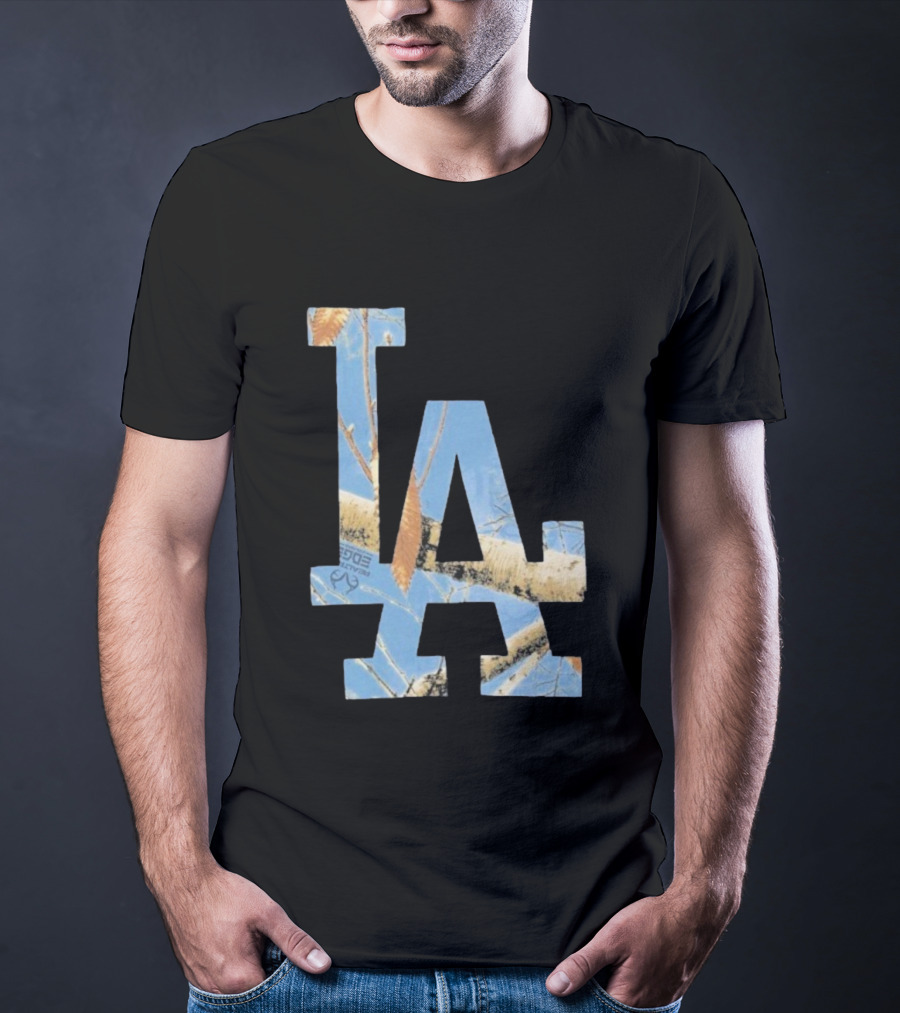 Los Angeles Dodgers LA Realtree Edge Camouflage T-Shirt