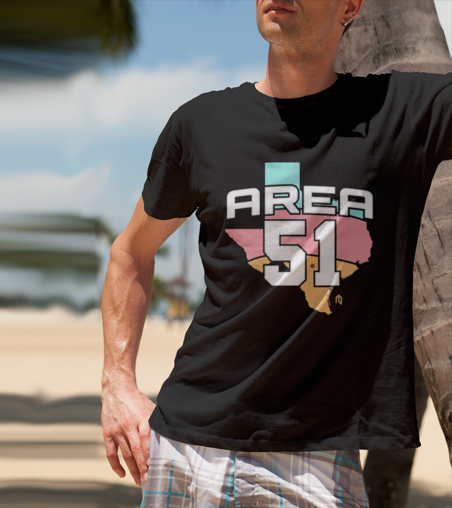 San Antonio Spurs Area 51 Texas Basketball Theme T-Shirt
