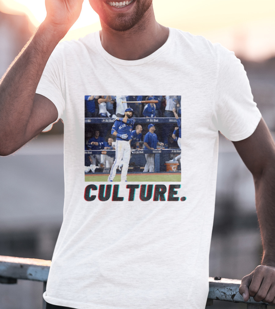Blue Jays Jose Bautista Iconic Bat Flip Culture Celebration T-Shirt