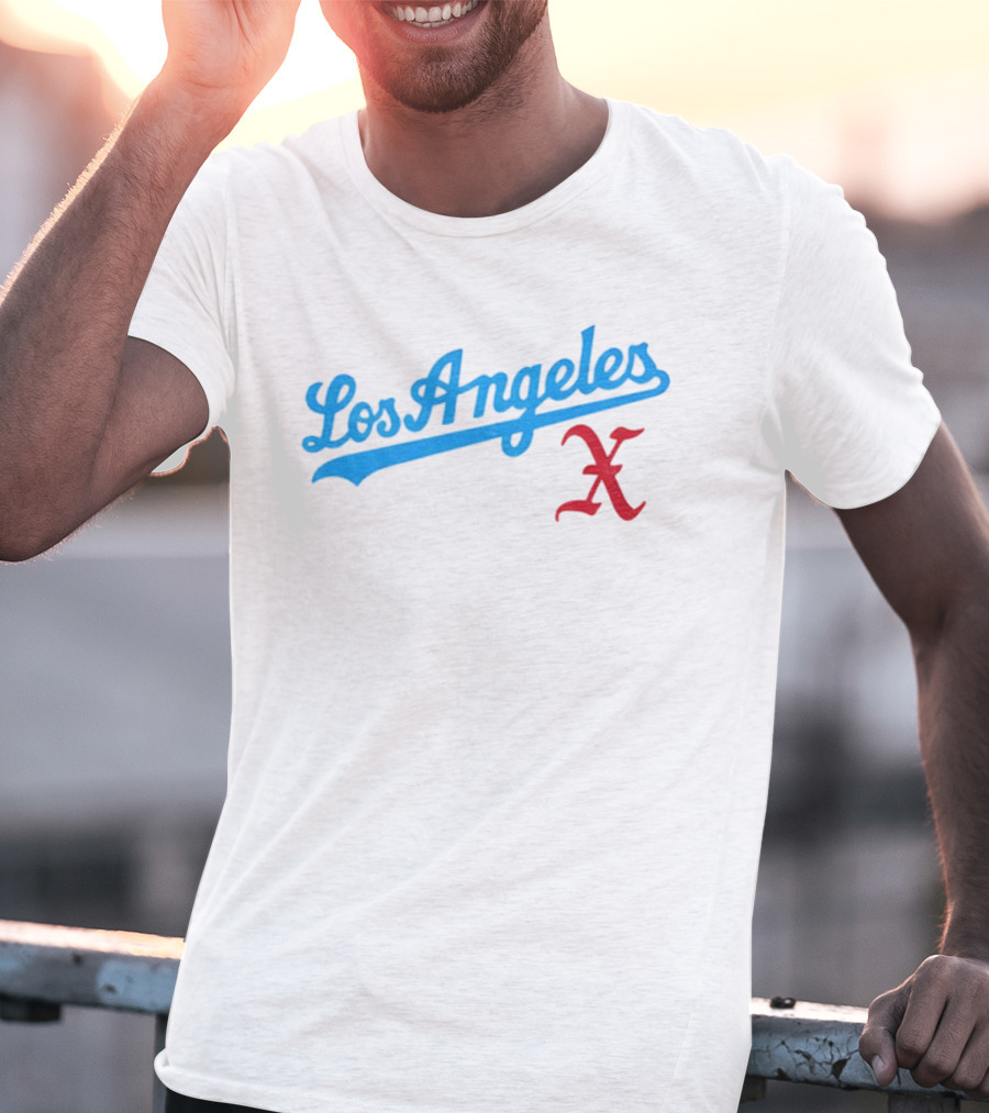 Los Angeles Dodgers MLB 2025 World Series Baseball X T-Shirt
