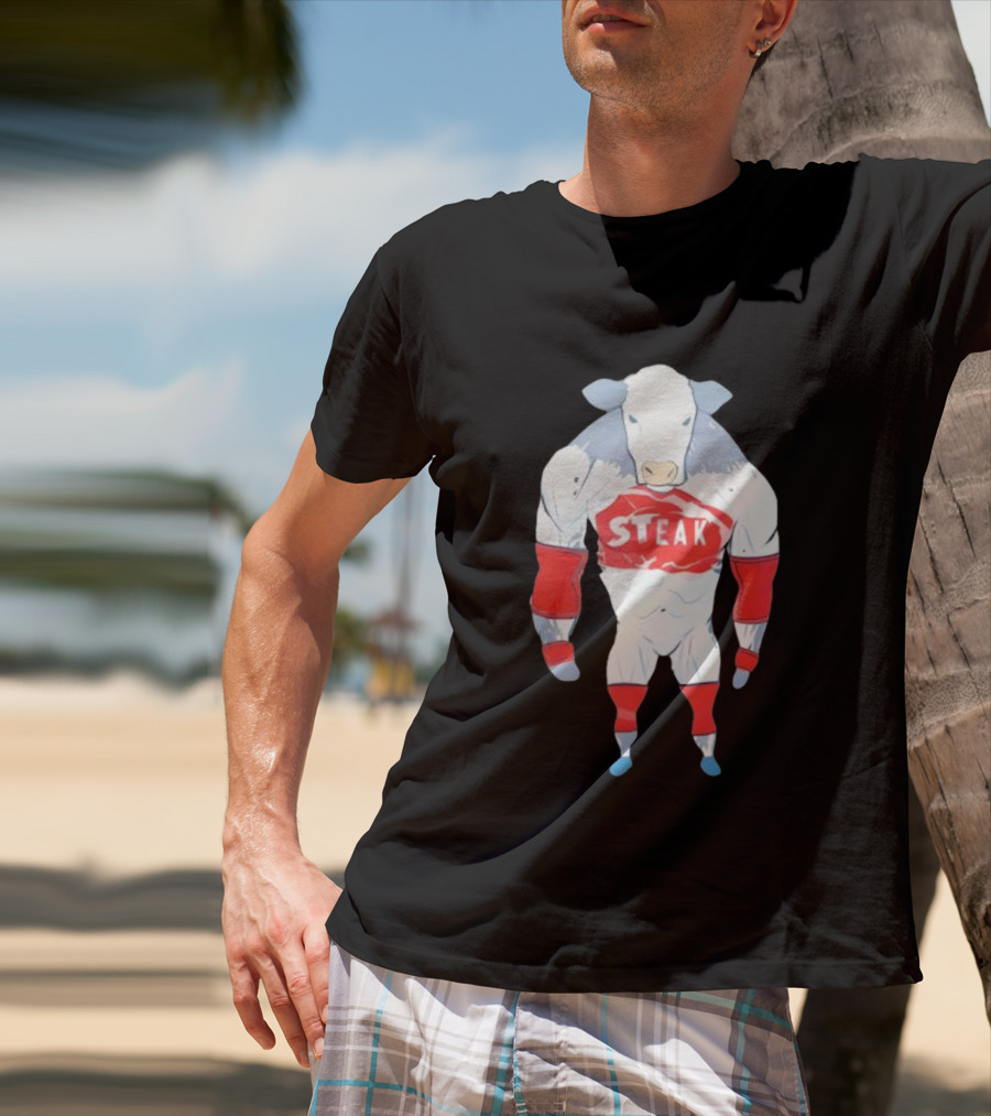 Dr Shawn Baker Cow Steak Muscle Beef Athlete T-Shirt