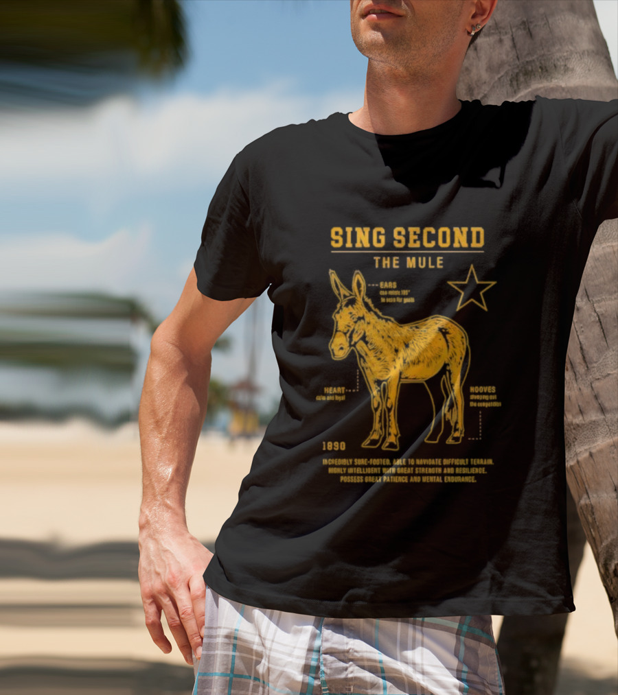 Sing Second The Mule 1890 Star Chart T-Shirt