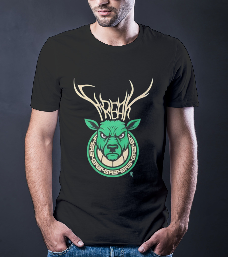 Freak Milwaukee Bucks Giannis Antetokounmpo Deer Player T-Shirt