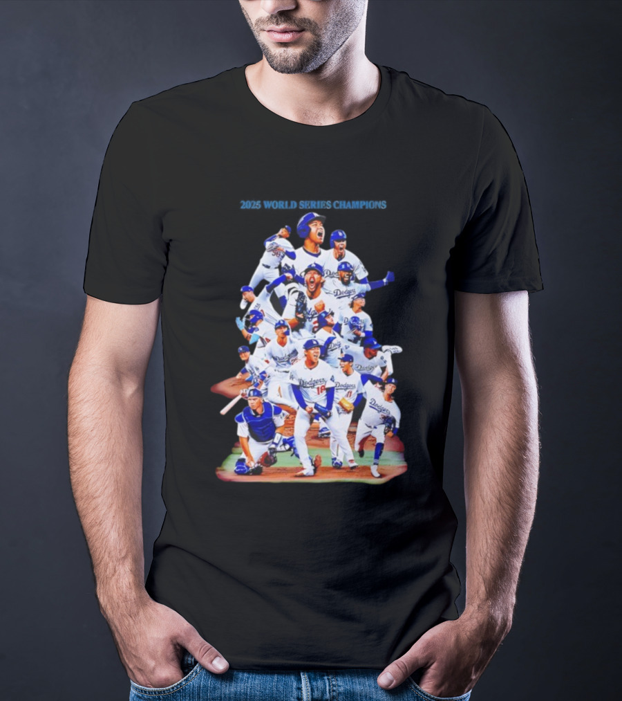 Yoshinobu Yamamoto GOAT Los Angeles Dodgers World Series Champions T-Shirt