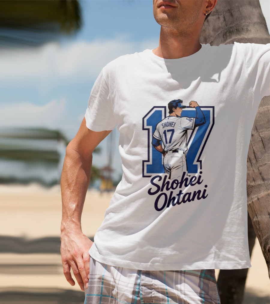 Shohei Ohtani 17 Los Angeles Dodgers Fan Gear T-Shirt
