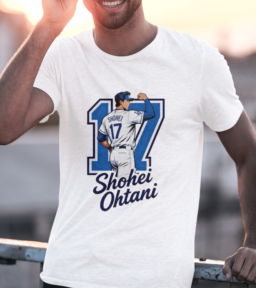 Shohei Ohtani 17 Los Angeles Dodgers Fan Gear T-Shirt