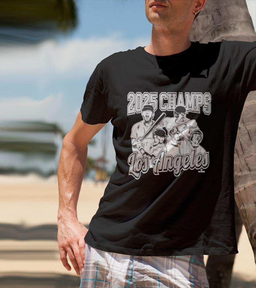 Los Angeles 2025 Champs Baseball Team Triumph T-Shirt