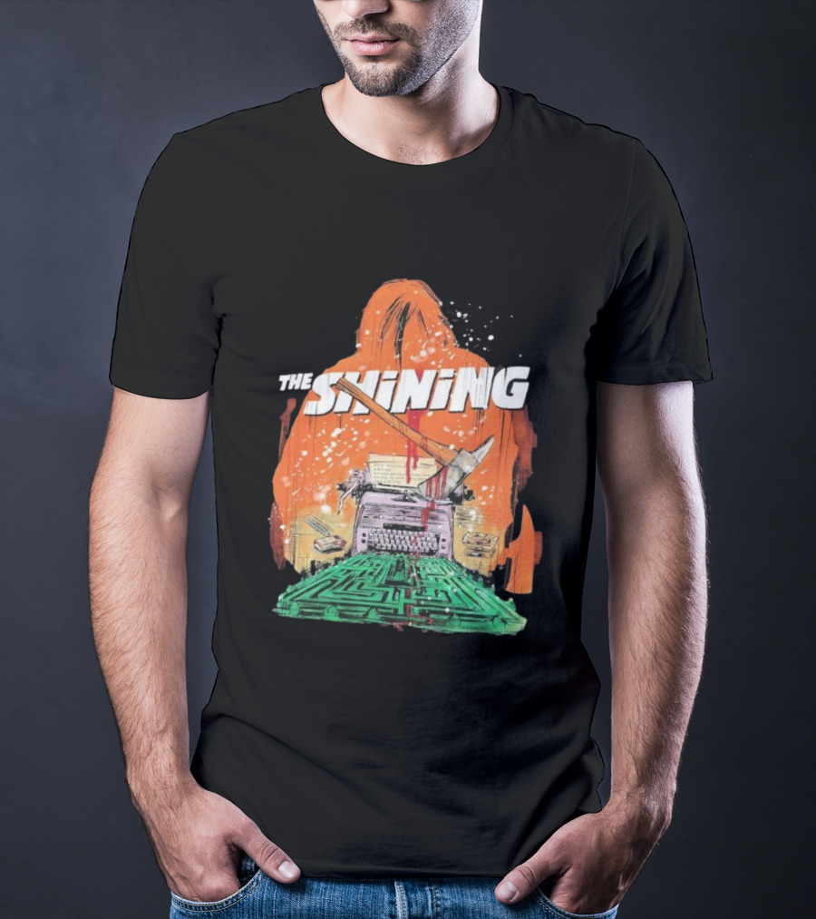 The Shining Axe Typewriter Maze Horror Icon T-Shirt