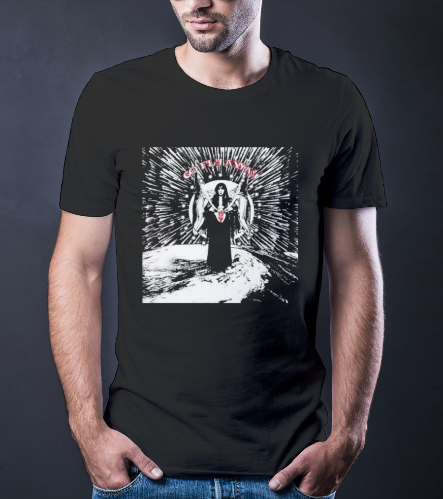 The Velveteers Go Fly Away Angel Wings Burst T-Shirt