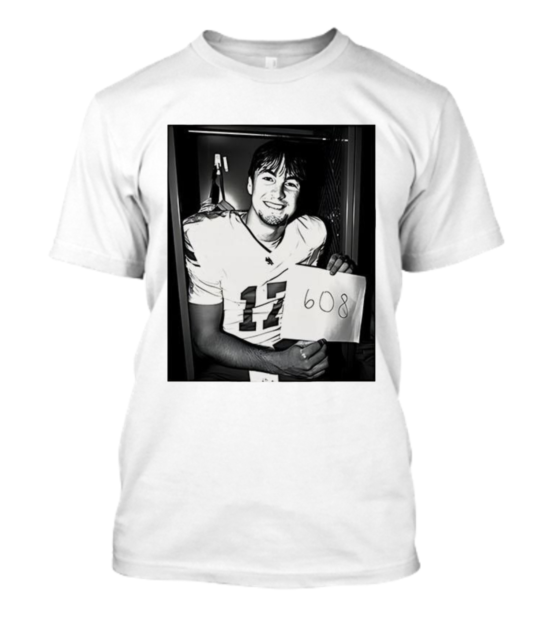 Drew Mestemaker 608 North Texas Mean Green Football Player 17 T-Shirt