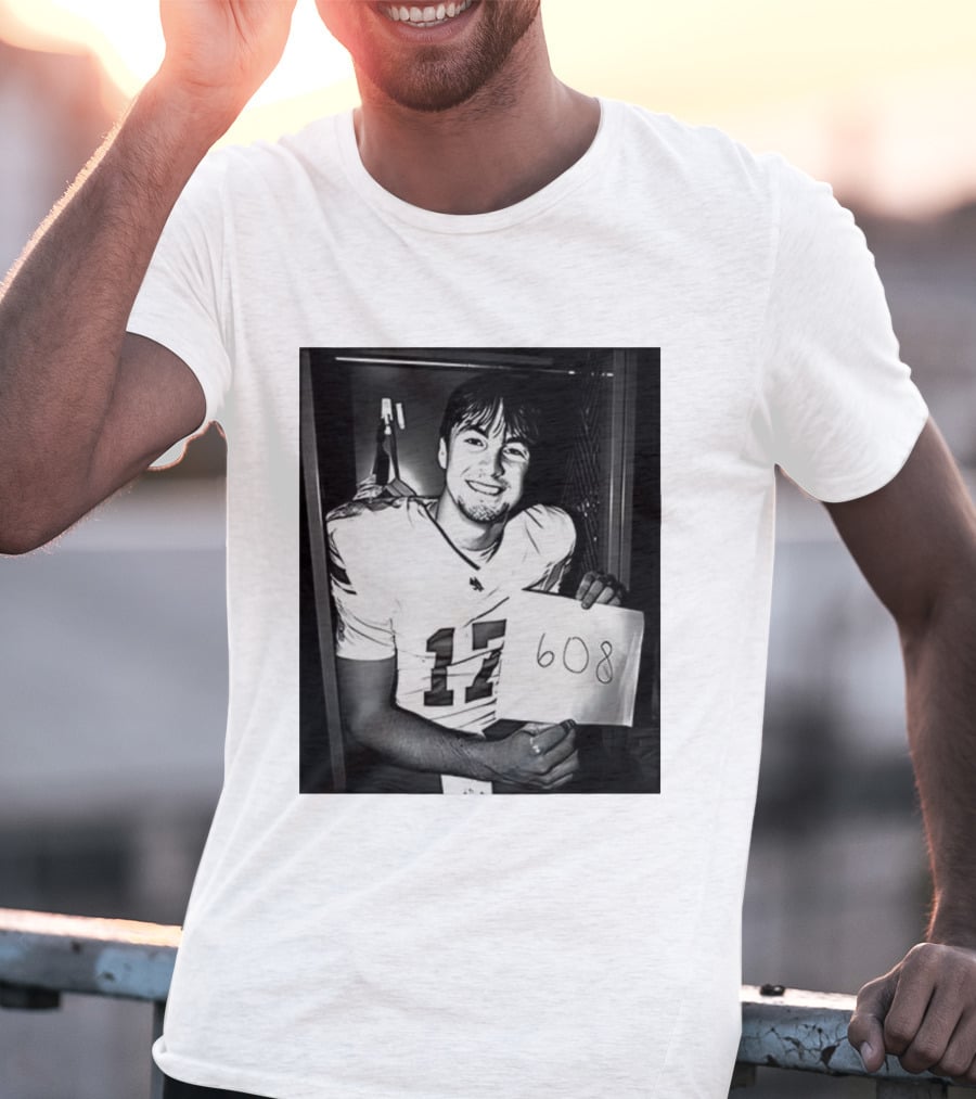 Drew Mestemaker 608 North Texas Mean Green Football Player 17 T-Shirt