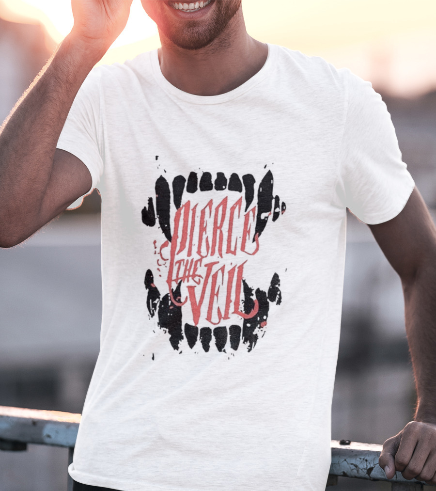 Pierce The Veil I Can’t Hear You World Tour 2026 Vintage Teeth Design T-Shirt