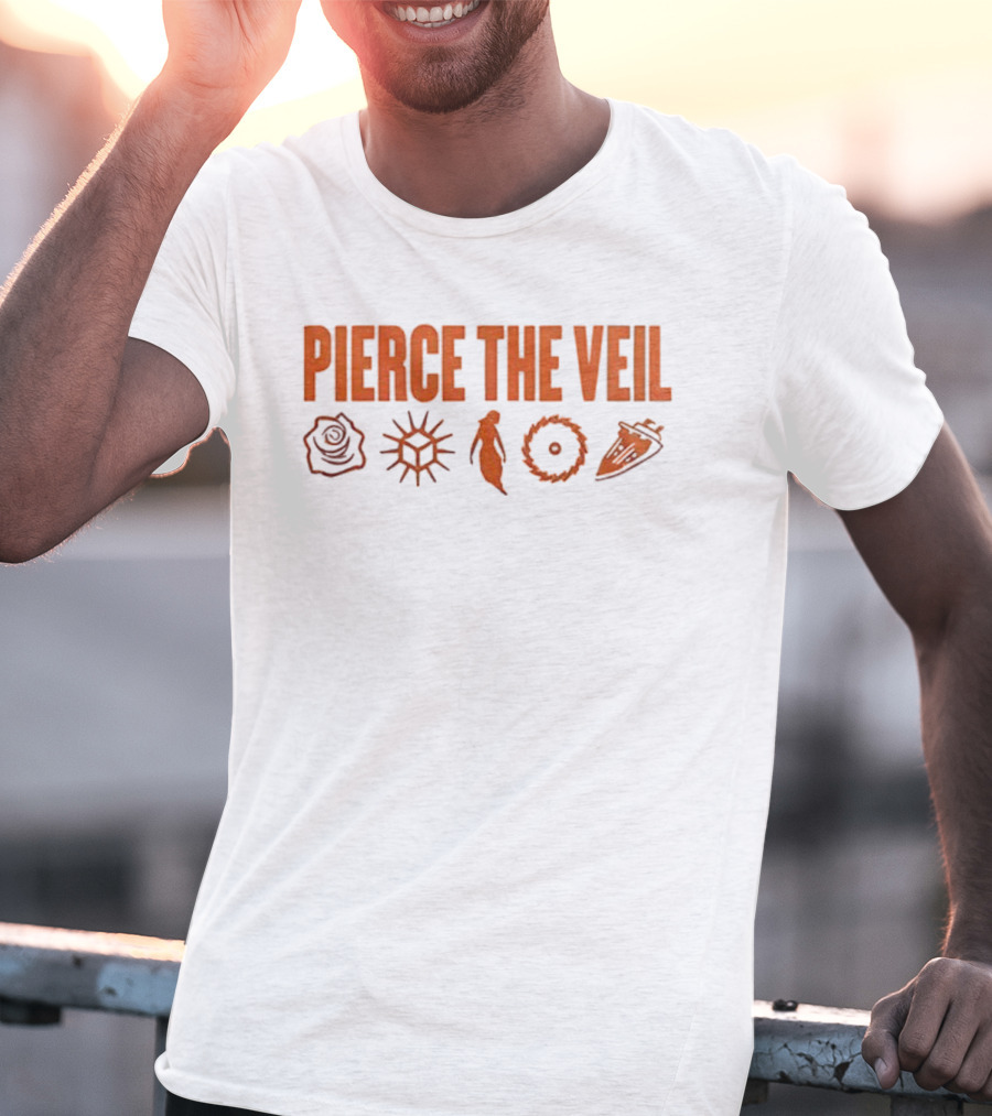 Pierce The Veil 2026 World Tour Symbols Icons Collection T-Shirt