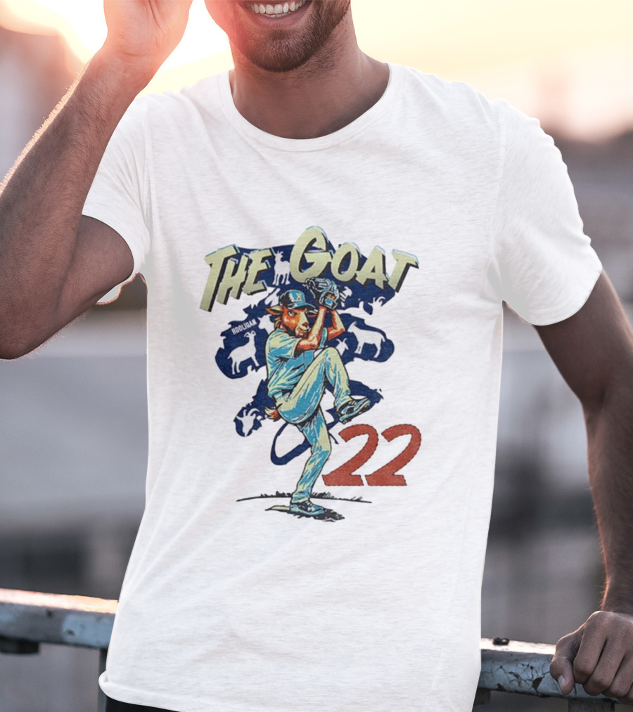 The Goat Clayton Kershaw 22 MLB Baseball 2025 T-Shirt