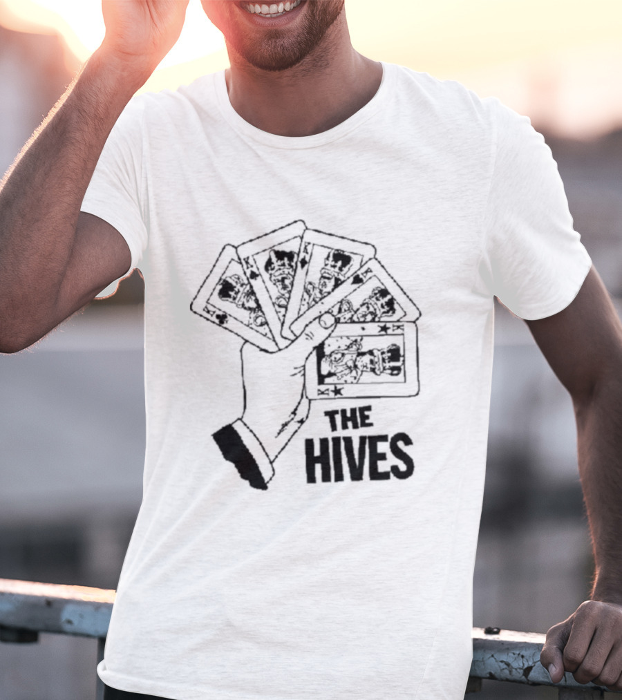 The Hives Poker Hand Playing Cards T-Shirt