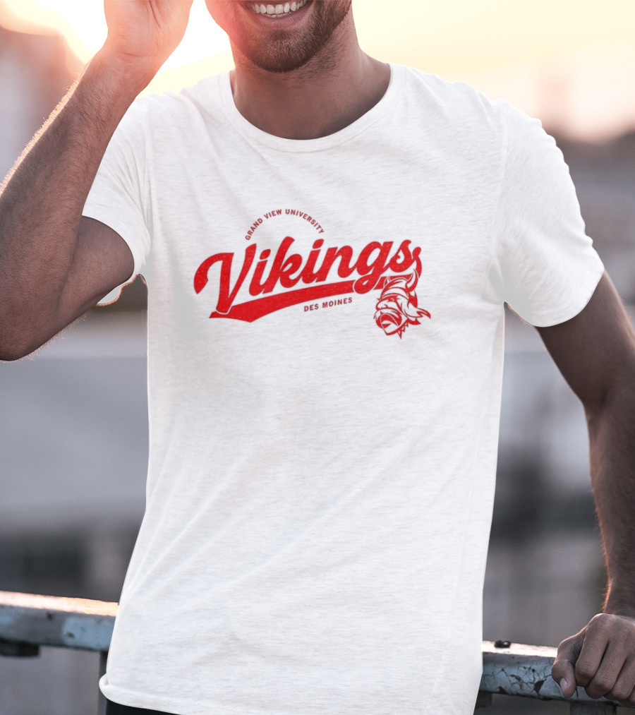 Vikings Grand View University Retro Style HydroFlow Pro T-Shirt