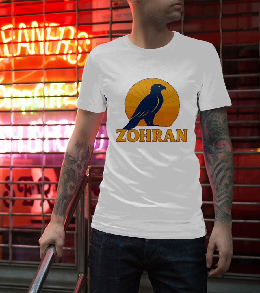 Zohran Eagle Sunrise Silhouette T-Shirt