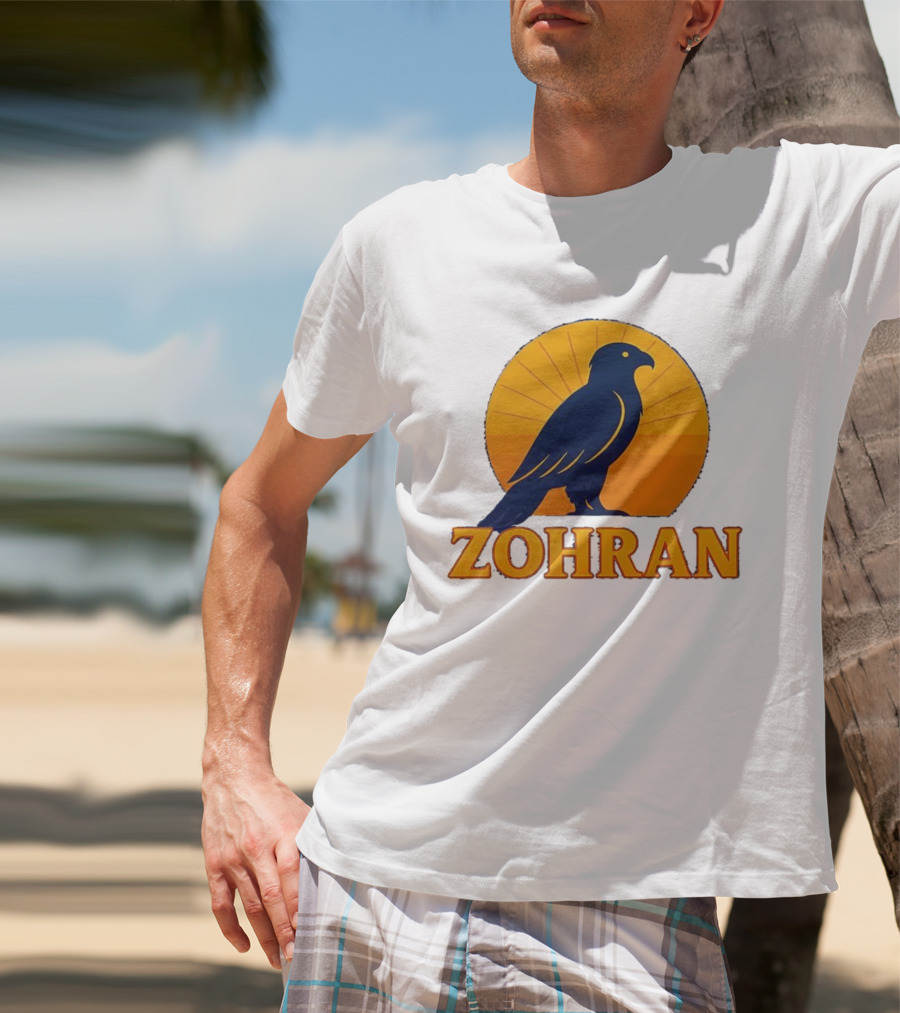Zohran Eagle Sunrise Silhouette T-Shirt