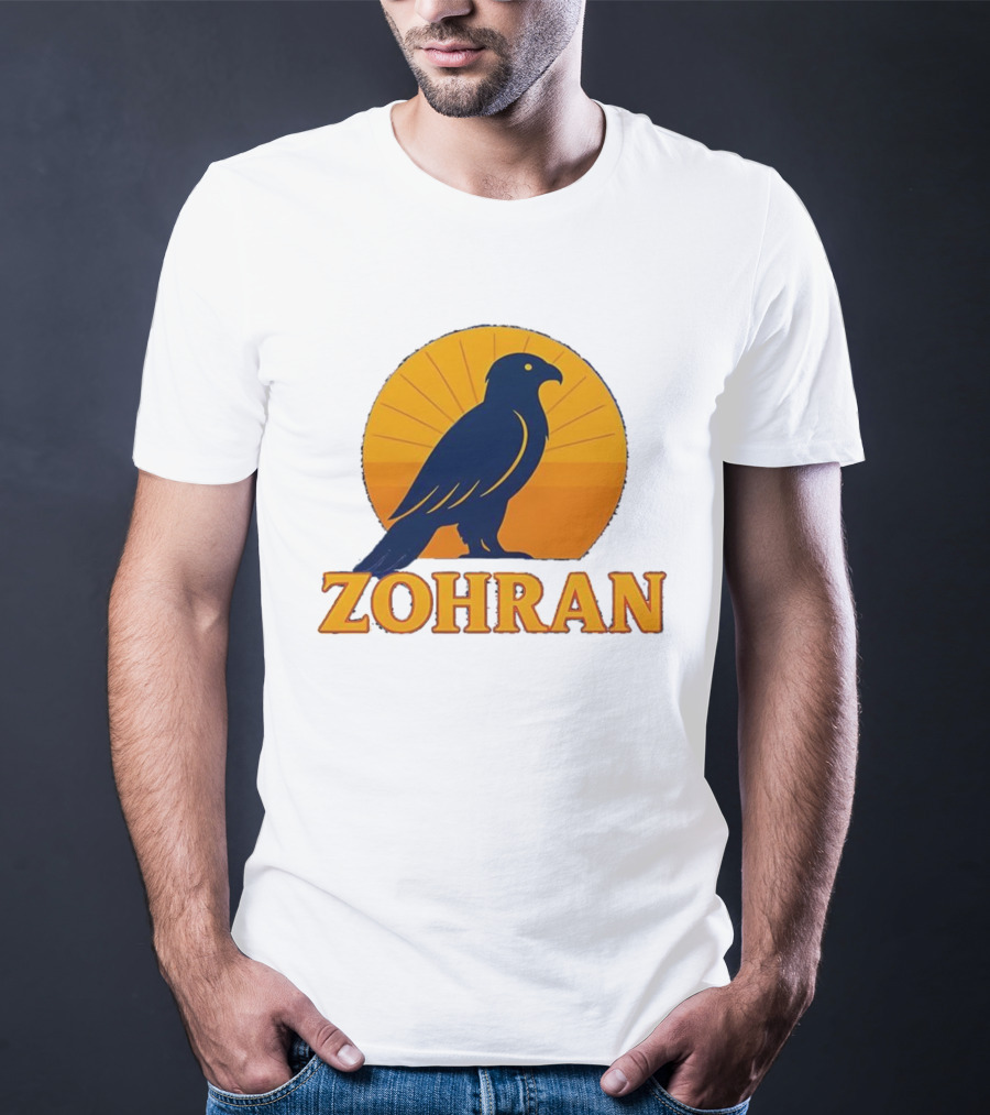 Zohran Eagle Sunrise Silhouette T-Shirt