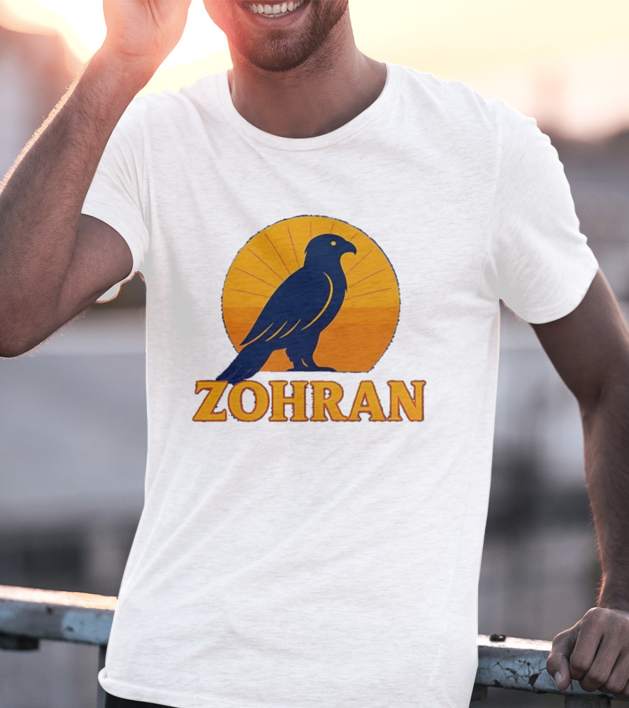 Zohran Eagle Sunrise Silhouette T-Shirt