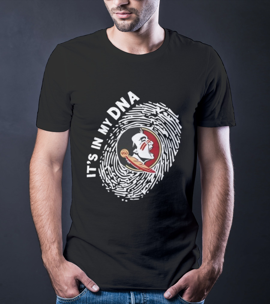Florida State Seminoles It's In My DNA Fingerprint T-Shirt