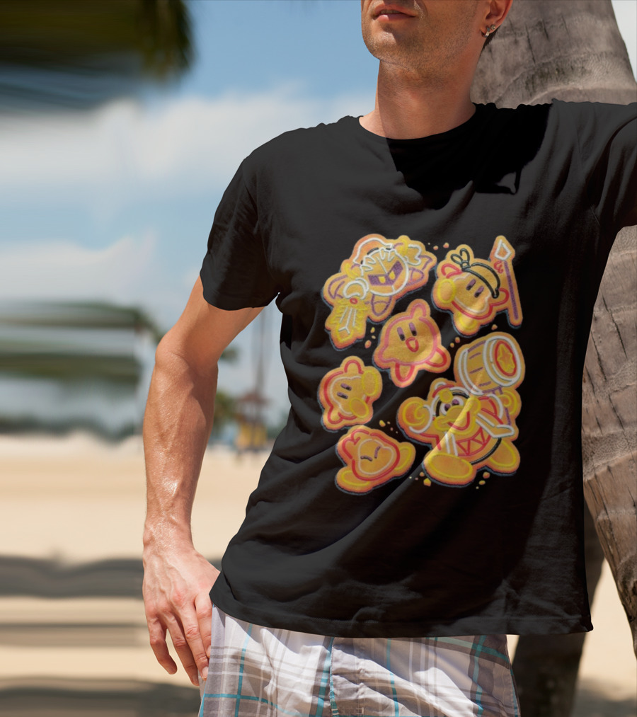 Dreamland Sweets Kirby Character Cookies T-Shirt