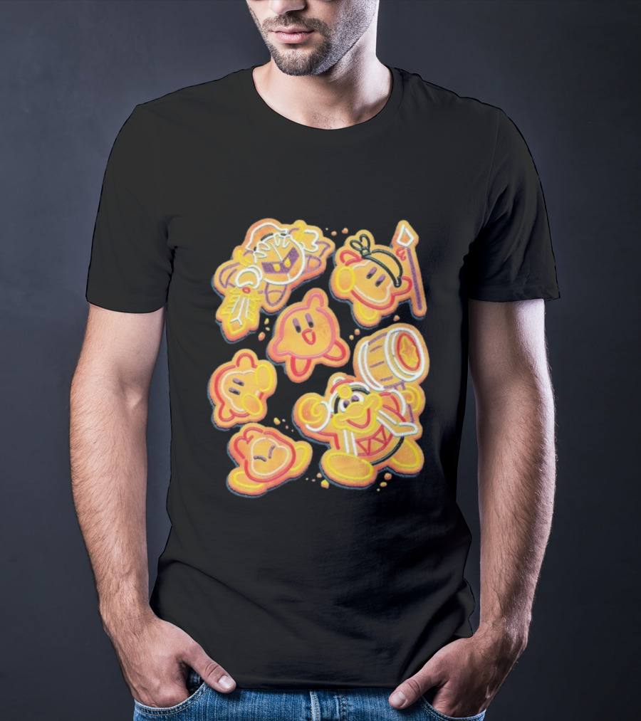 Dreamland Sweets Kirby Character Cookies T-Shirt