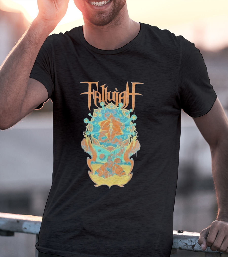 Fallujah Prism Psychedelic Cosmic Artwork T-Shirt