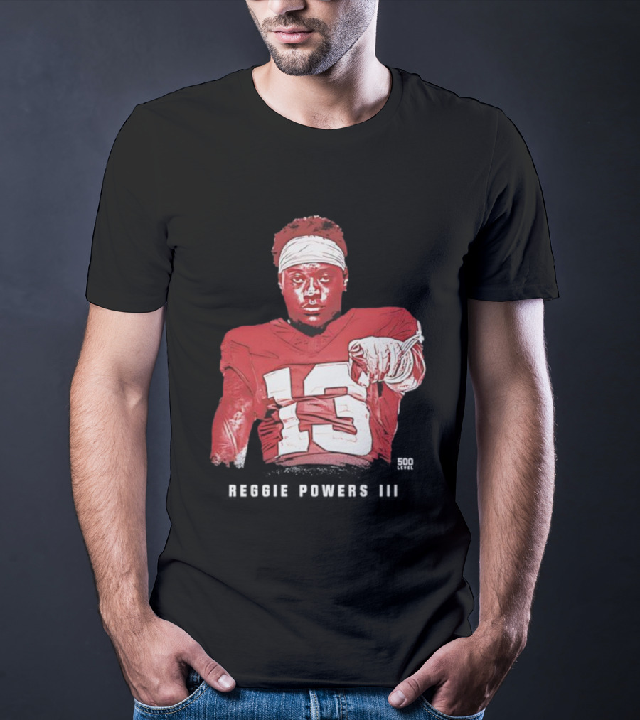 Reggie Powers III College Football Jersey 13 T-Shirt