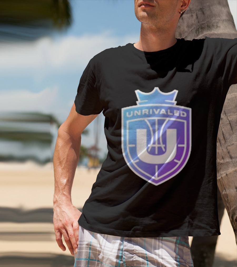 Unrivaled Gradient Basketball Crest T-Shirt