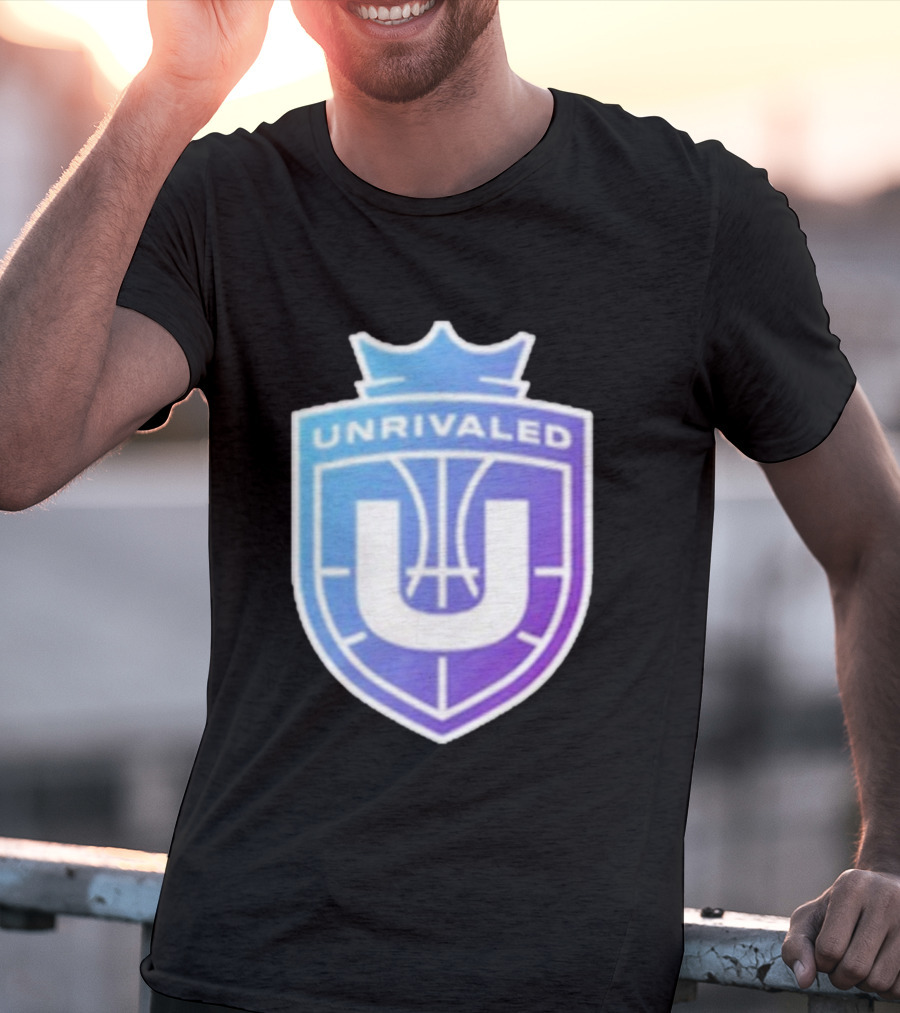 Unrivaled Gradient Basketball Crest T-Shirt