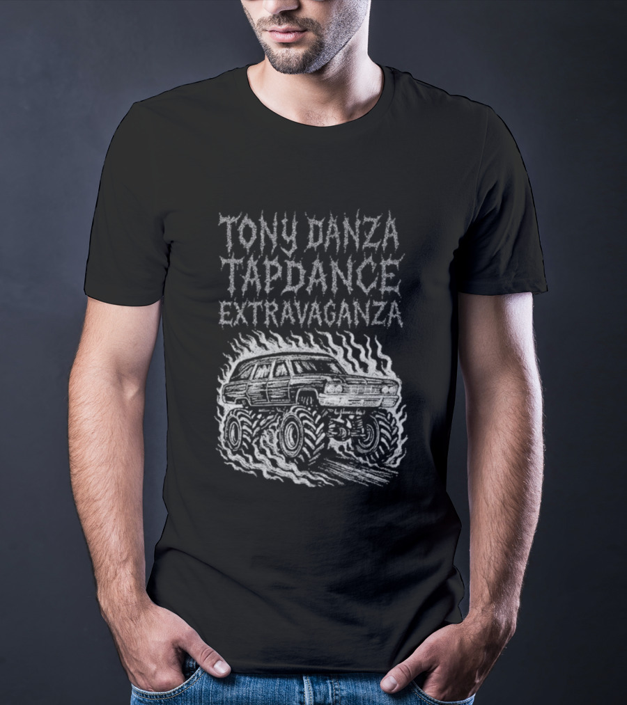 Tony Danza Tapdance Extravaganza Old School Monster Truck Illustration T-Shirt
